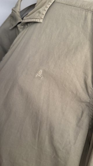 Camisa Scalpers gris verdoso talla M
