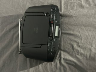 Radiocasete Portátil Negro