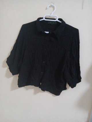 Blusa Negra con Botones
