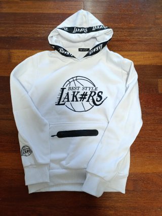 Sudadera Lakers Blanca