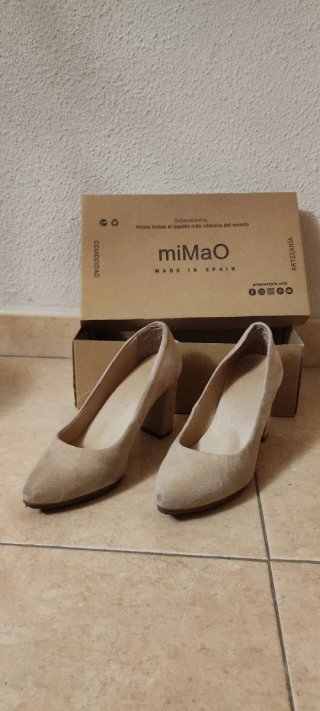 Zapatos de tacón Mimao beige