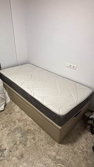 Cama individual de 90 cm
