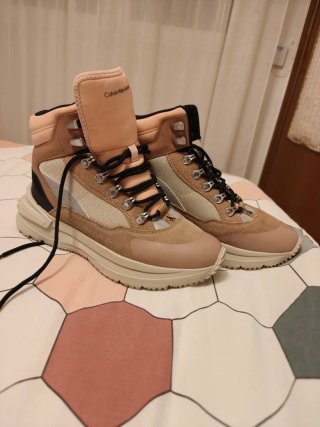 Botines Calvin Klein Beige y Rosa