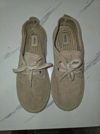 Zapatos Mango Beige Talla 38