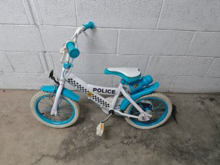 Bicicleta Infantil Temática Policía