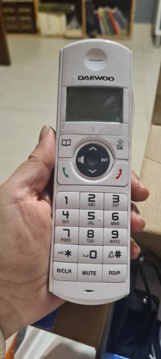 Teléfono inalámbrico Daewoo blanco