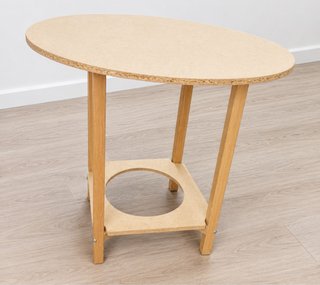 Mesa Camilla con Soporte para Brasero