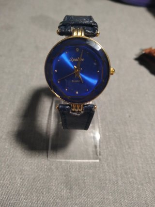 Reloj Spalec Azul y Dorado