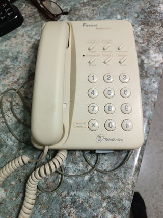 Teléfono Fijo Vintage Telefónica Forma