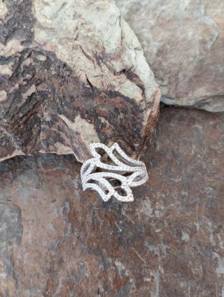 Anillo de Plata de Ley Rodiada