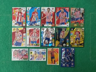 Lote cartas Panini de Koke atlético de Madrid