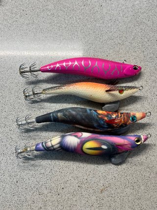 señuelos para pesca de calamar De 3.0 (5€ unidad)