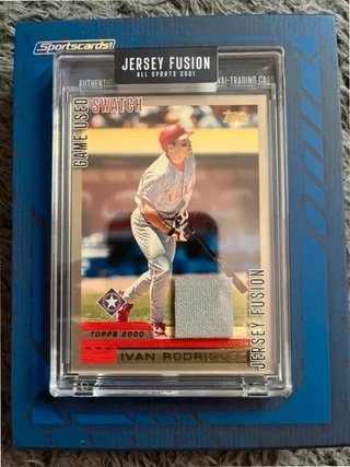 Cromo Topps Iván Rodríguez Jersey Fusion All...