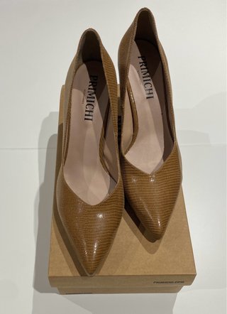 Zapatos Salón Stiletto Primichi Marrones T40