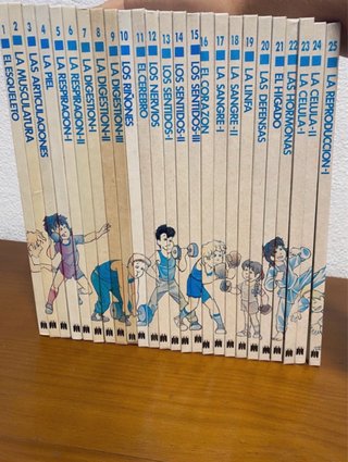 coleccion completa el cuerpo humano (25 tomos)