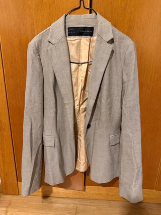 Blazer Zara Gris Talla M