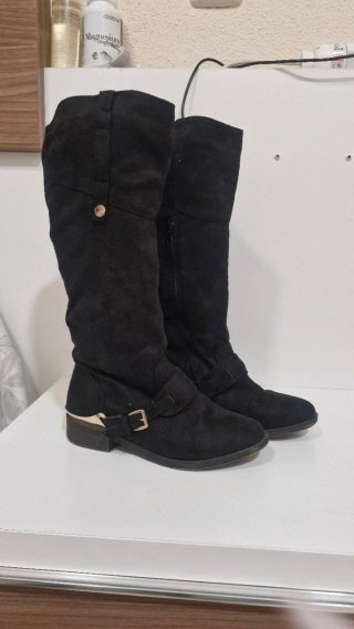 Botas Altas Negras Talla 36