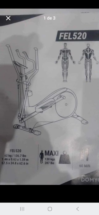 Elíptica Domyos FEL520