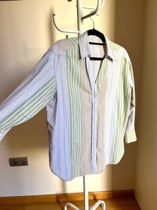 Camisa Mango Baggy a Rayas