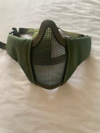 Bozal de Airsoft Verde con rejilla de metal