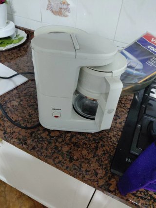 Cafetera de goteo Krups blanca