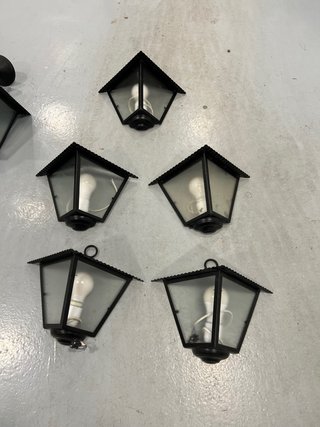 Set de 10 Faroles de Forja para Exterior
