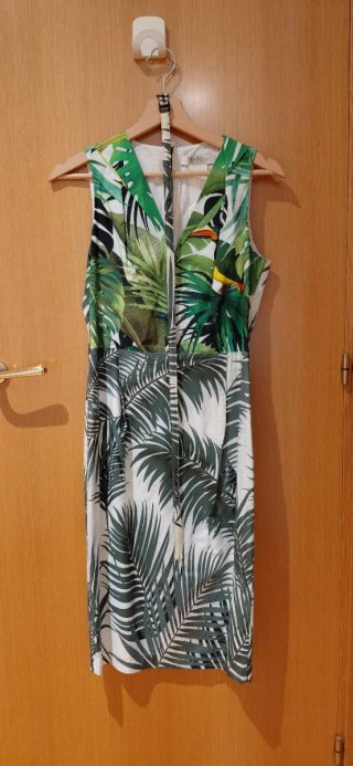 Vestido Max Mara Estampado Tropical