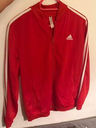 Chaqueta Chándal Adidas Roja Vintage