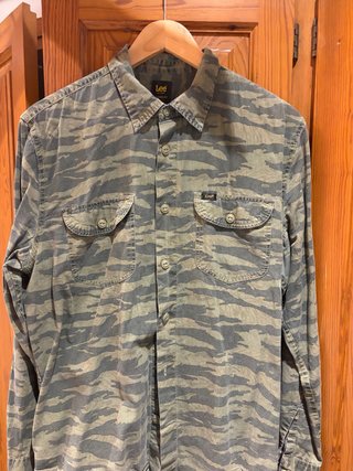 Camisa Lee Jeans Camuflaje Talla S