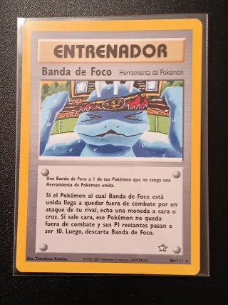 Carta Pokémon Banda de Foco - Entrenador