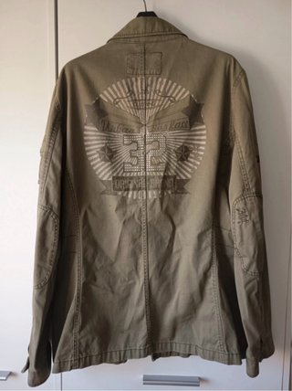Chaqueta Vaquera Verde Caqui