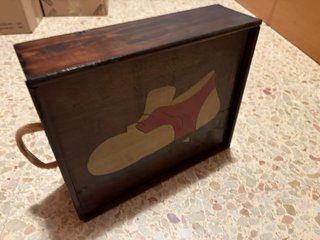 Caja Zapatero de Madera