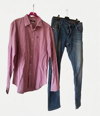 Camisa Rare y Pantalón Vaquero Solid