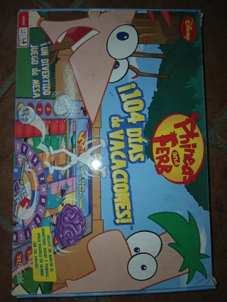 Juego de mesa Phineas y Ferb: 104 días
