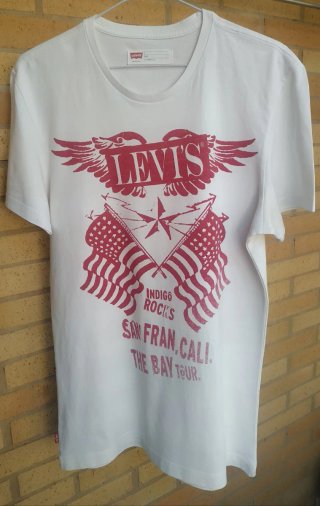 Camiseta Levi's Blanca Talla S