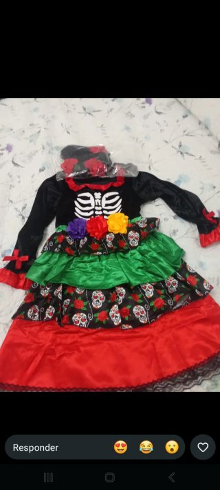 Disfraz de Catrina para niña tengo muchos y todos