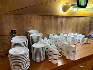 Lote tazas y platos de café e infusiones