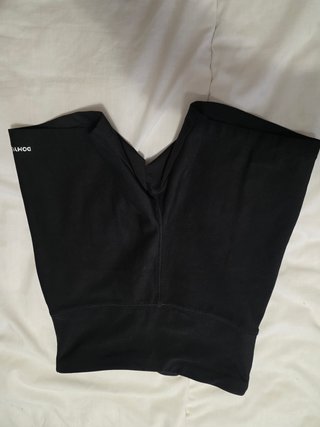 Leggings cortos negros cintura ancha M