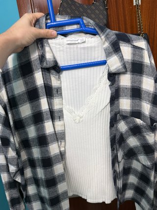 Jersey y Camisa de Cuadros Stradivarius