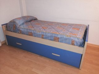 Cama nido individual con cajón inferior para otro