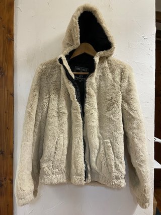 Chaqueta de pelito beige Girls Rule Talla S