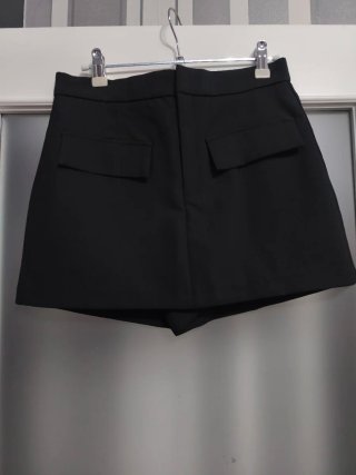 Falda pantalón Zara negra talla S
