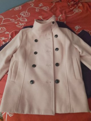 Chaqueta de paño rosa palo