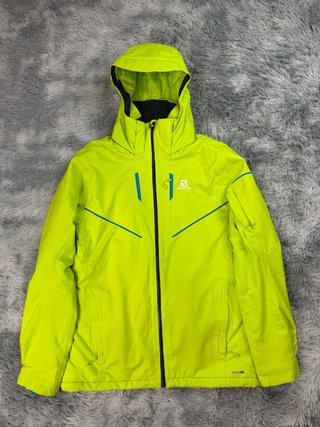 Chaqueta de esquí Salomon verde Talla L