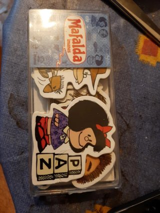 Set de 8 imanes de Mafalda