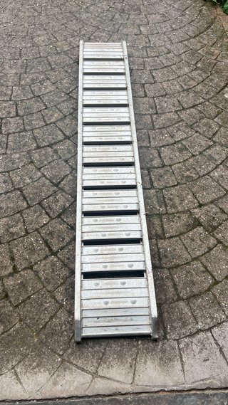 Rampa de Aluminio para Moto 200kg nominal