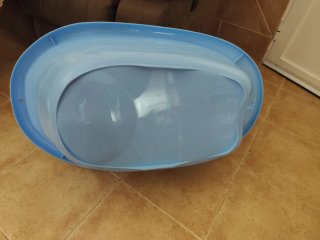 Bañera de plástico para bebé