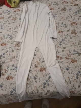 Enterizo Blanco de Manga Larga