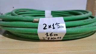 Manguera Eléctrica 16 Metros 2x1,5mm