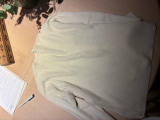 Jersey de punto beige